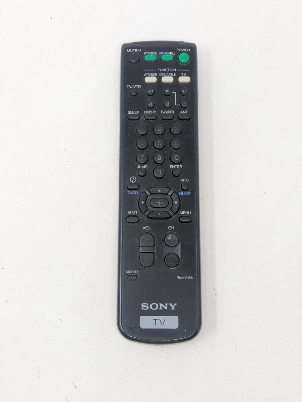 Sony RM-Y165 Trinitron TV Remote Control OEM Working Condition